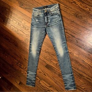 AMIRI Classic Stack Jeans Indigo Denim Sz 30 **RARE** 100% Authentic